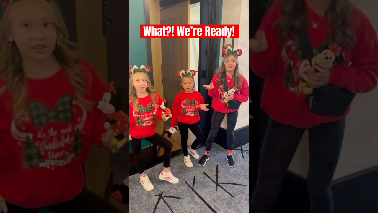 WHAT?! We&rsquo;re Ready For Disney ✨ #trend #lifeaswegomez #familyvlog