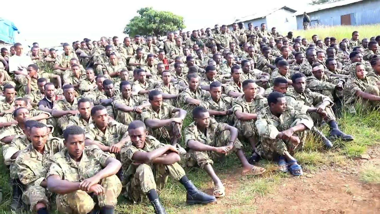 በደቡብ ጎንደር ዞን የአድማ ብተናና የፖሊስ አባላት አቀባበል