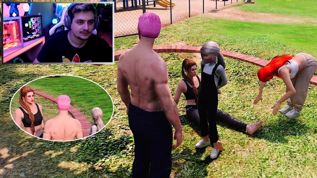 GABE SE REUNIU NO PARQUE E TEVE UMA CONVERSA SÉRIA COM GABI E MALU! GTA RP
