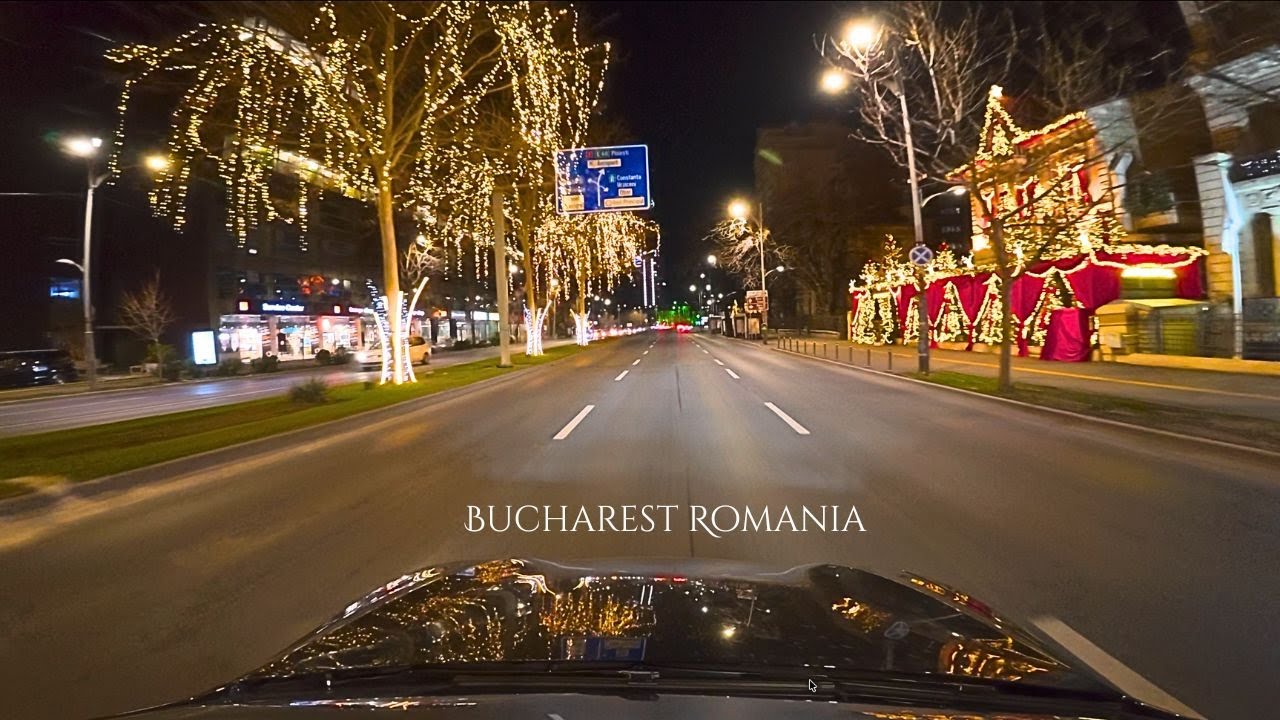 Бухарест, Румыния - Ночная автомобильная экскурсия | Удивительные огни города