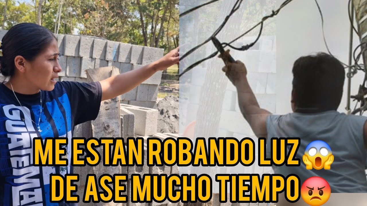 🚨Urgente A Mariana Se Le Meten A Robar😱 En Su Terreno Le Roban Agua Y Luz 😡