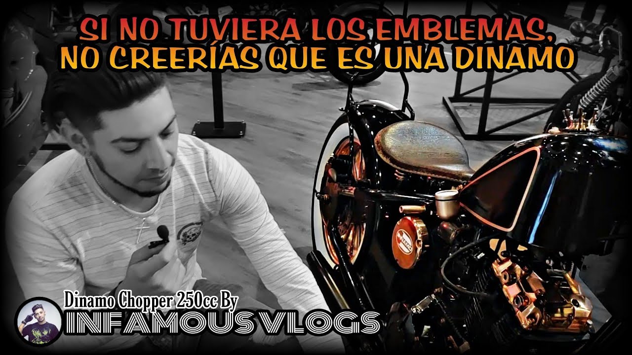 DINAMO CHOPPER 250cc CUSTOMIZADA POR @Infamousvlogs