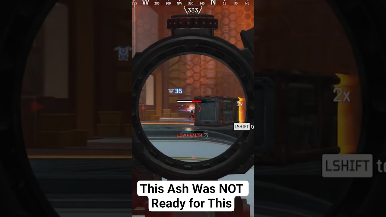 This Ash Was NOT Ready for This #1v1 #apexlegends