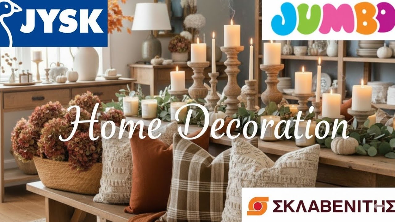 JUMBO JYSK & ΣΚΛΑΒΕΝΙΤΗΣ | ΧΕΙΜΕΡΙΝΑ ΕΙΔΗ ΣΠΙΤΙΟΥ 💒 #homedecor @queensundayy 