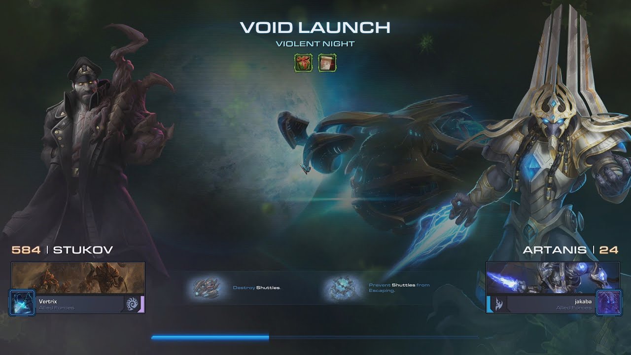 Starcraft 2: Mutation 508 - Violent Night - Stukov, Artanis