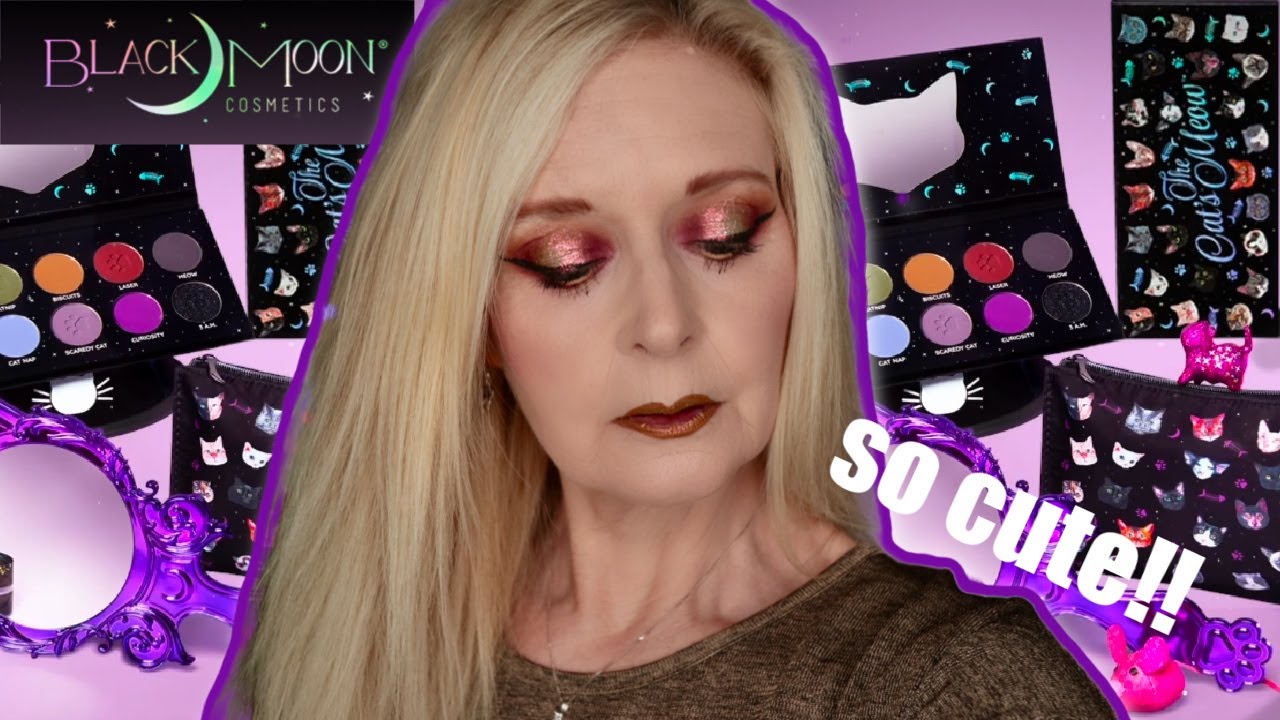 BLACK MOON COSMETICS THE CAT'S MEOW FULL COLLECTION 🐈‍⬛💜  Cat themed makeup! Sign me up!