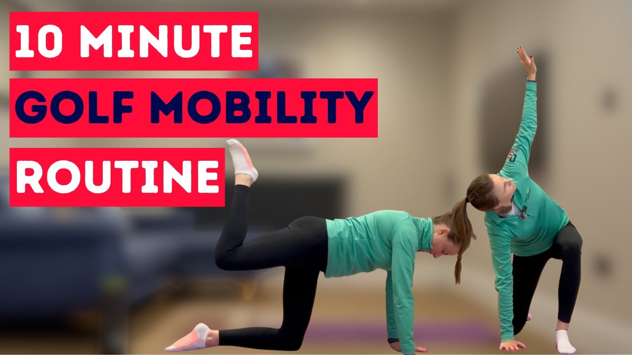 10 Minute Golf Mobility Routine From Home - FOLLOW ALONG! #golfexercises