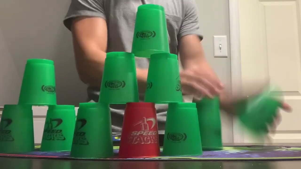 CupStacking cycle: 7.325 with a fumble 
