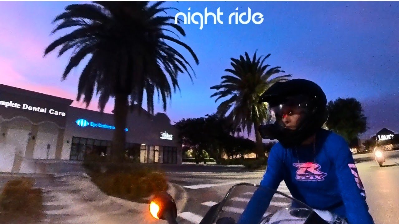 Cotton Candy Sunset/ Florida Light Show (Night Ride)