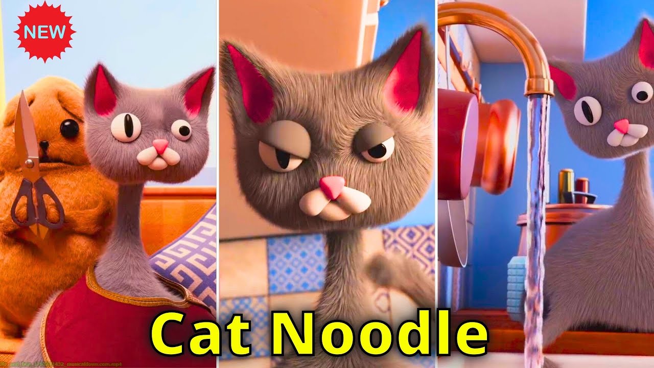 Best of Cat Noodle 🐾 | Funniest Animated TikTok Moments Ever