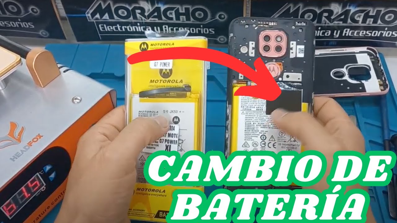 Cambio De Batería MOTOROLA MOTO G9 PLAY. TUTORIAL