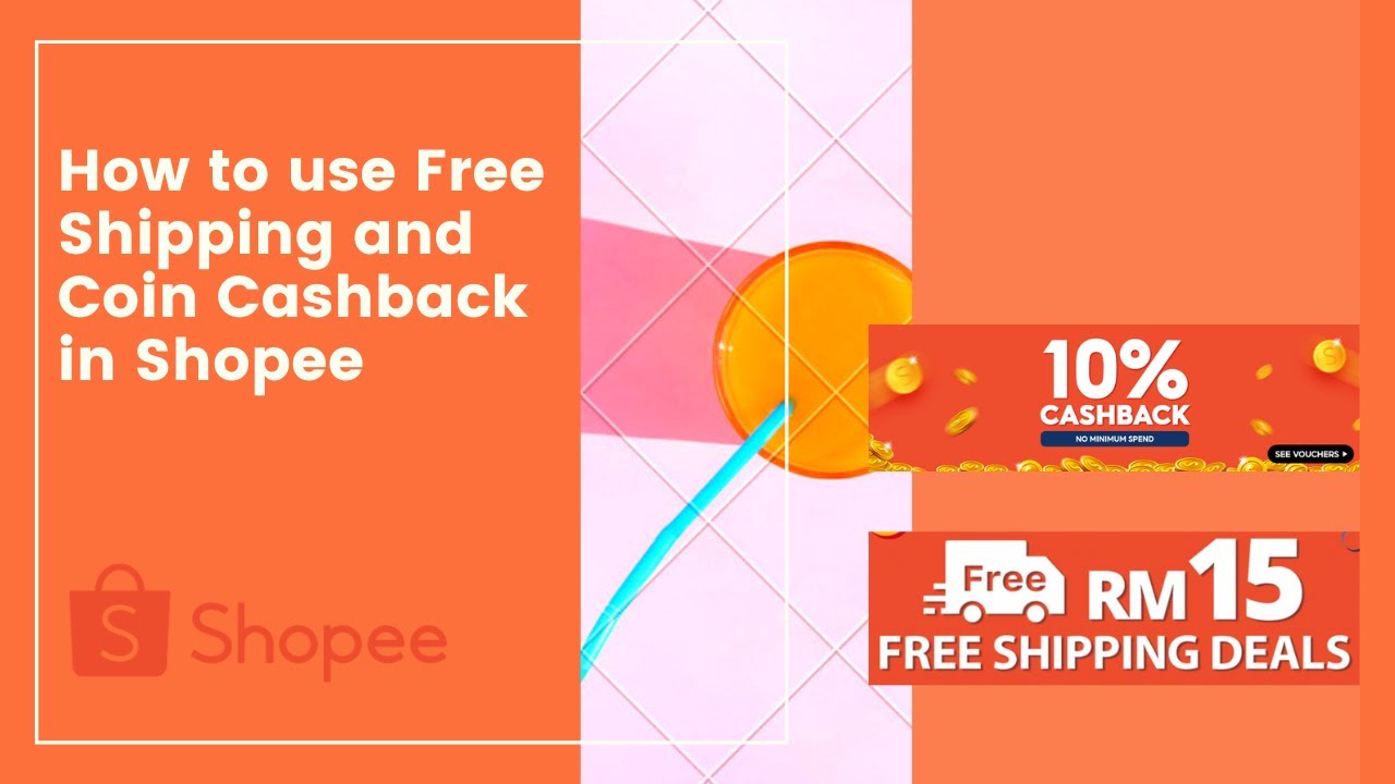 How to Use Free shipping voucher and Coin Cashback for Shopee