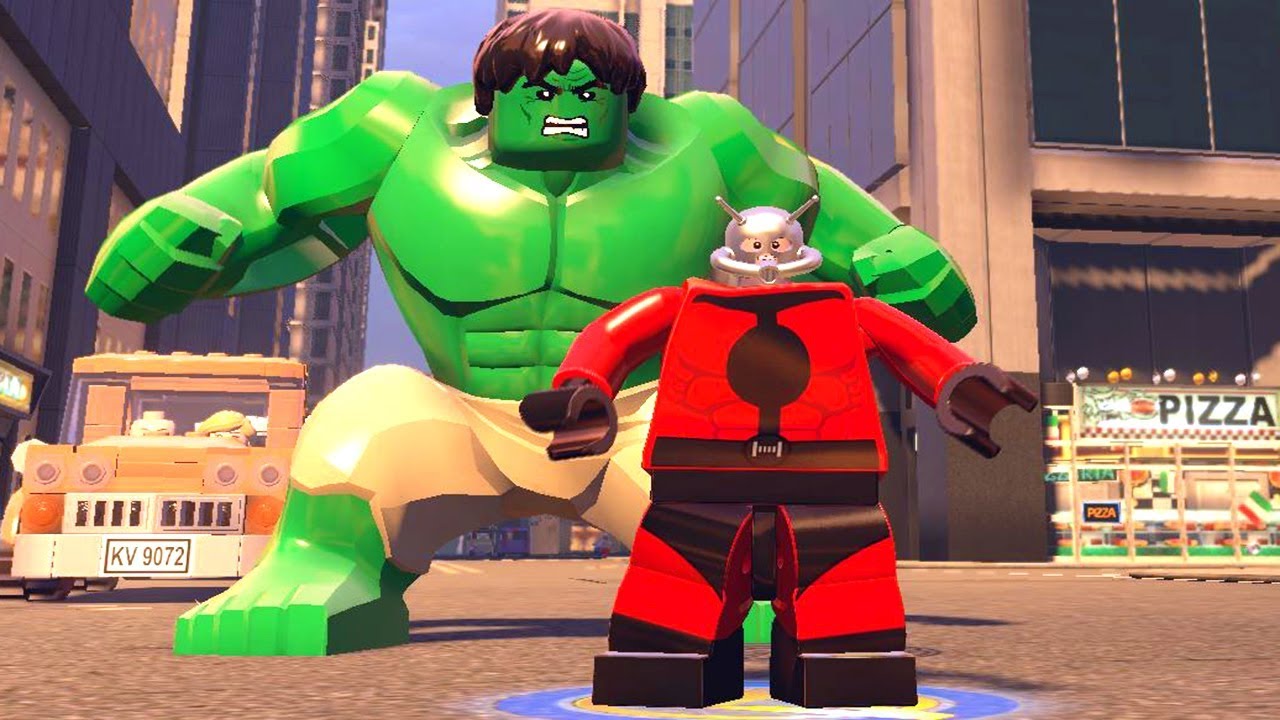 Lego Filmi Hulk ve Karınca Adam Süper Güçlerini Sergiliyor (Lego Marvel Super Heroes)