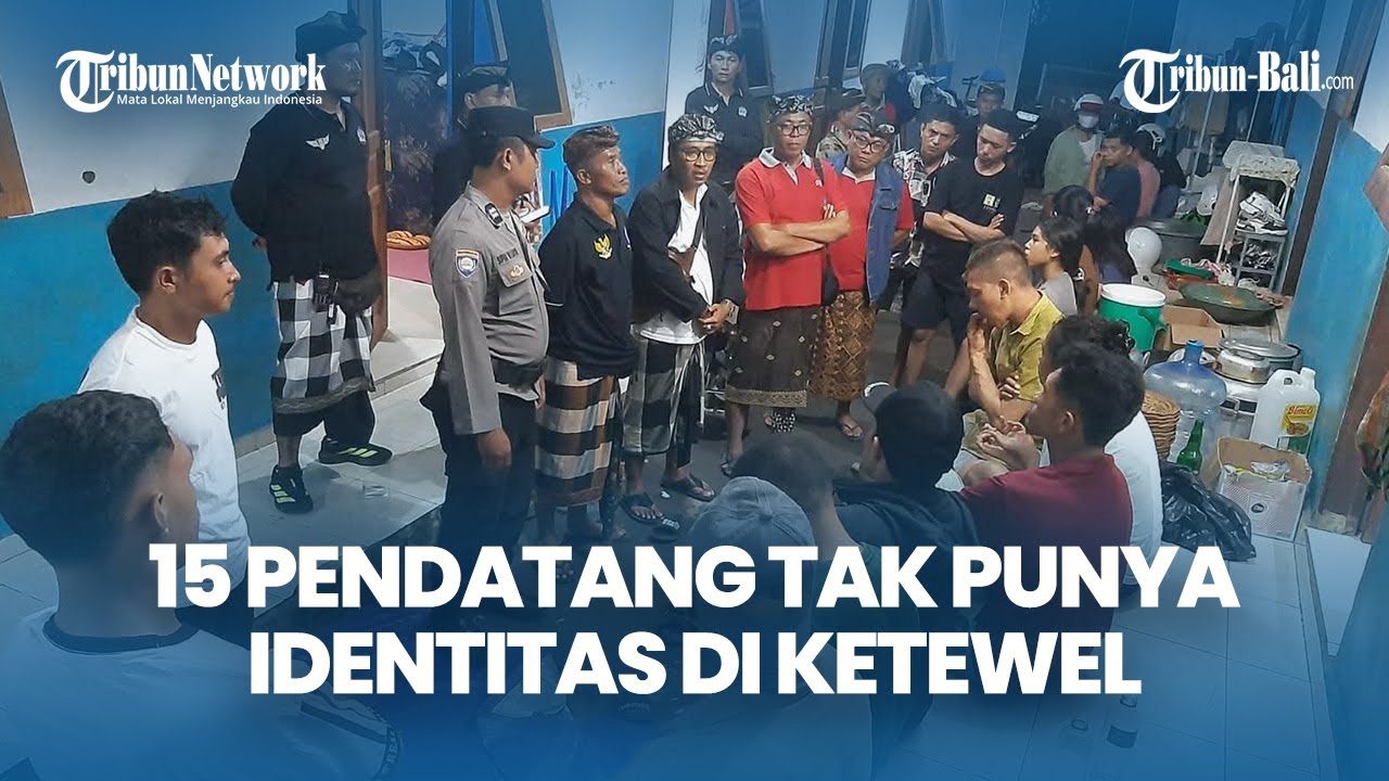 Sidak Penduduk Pendatang di Ketewel, 15 Orang Tak Punya Identitas Ditemukan