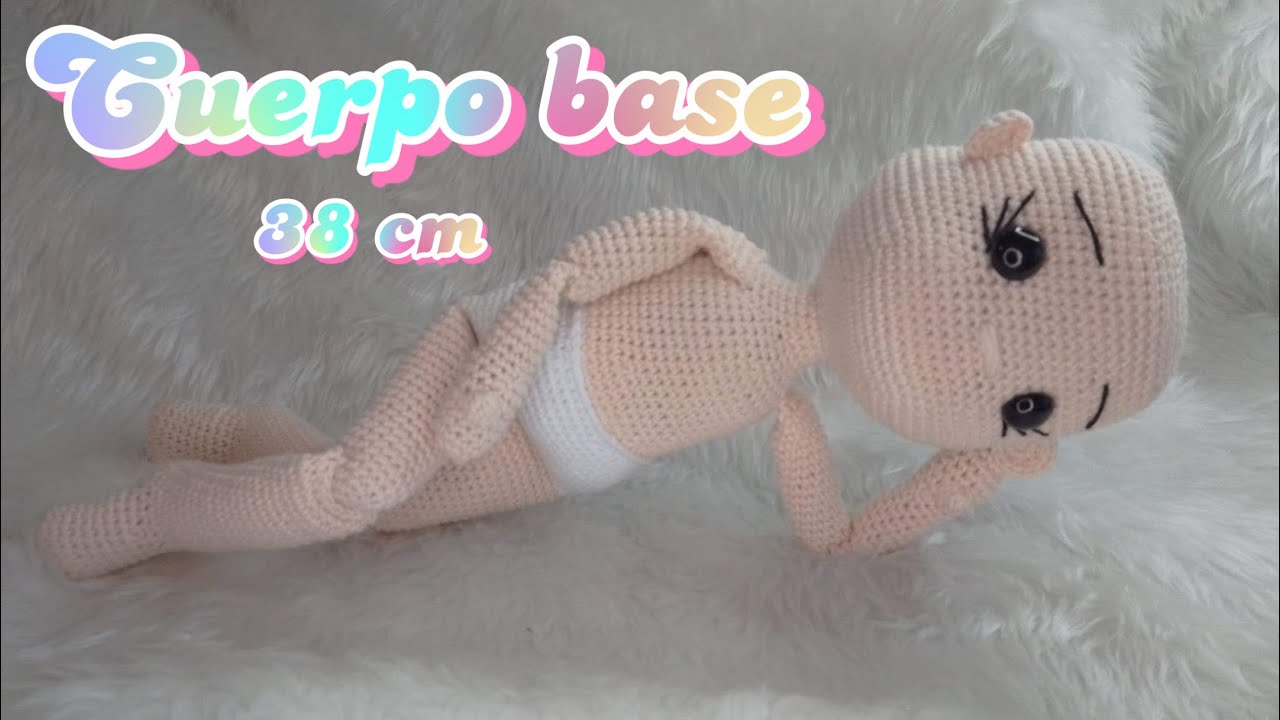 Cuerpo base Amigurumi 38cm Parte 2|SUBS 🇺🇸🇧🇷| #amigurumi #crochet #cuerpobasetejido