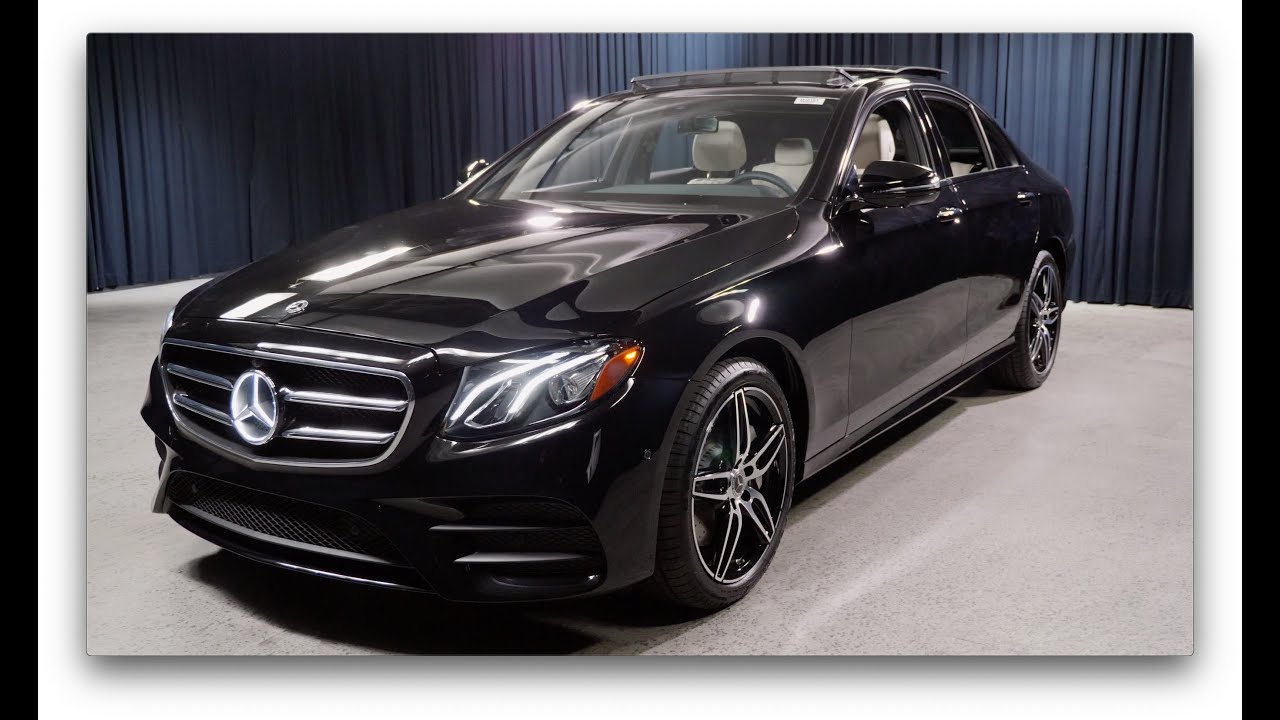 2020 Obsidian Black Metallic Mercedes-Benz E 450 4MATIC® Sedan -  M18163