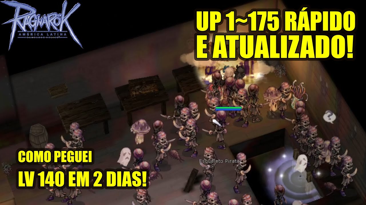 🚀 GUIA DE UP 1 ao 175 R&Aacute;PIDO e ATUALIZADO | Ragnarok Online LATAM 2025