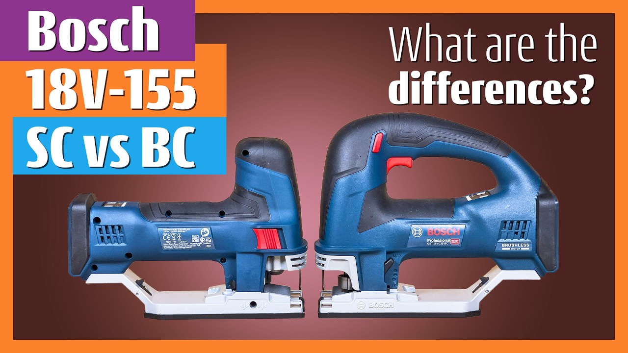 Bosch 18V-155 BC or SC Bow Handle or Barrel Grip What Are Differences Cordless Jigsaw #boschtools