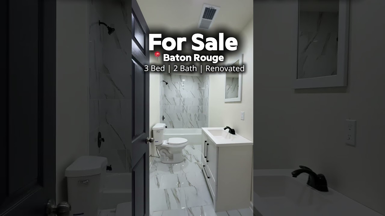 Affordable Remodeled Home in Baton Rouge | 100% Financing Available