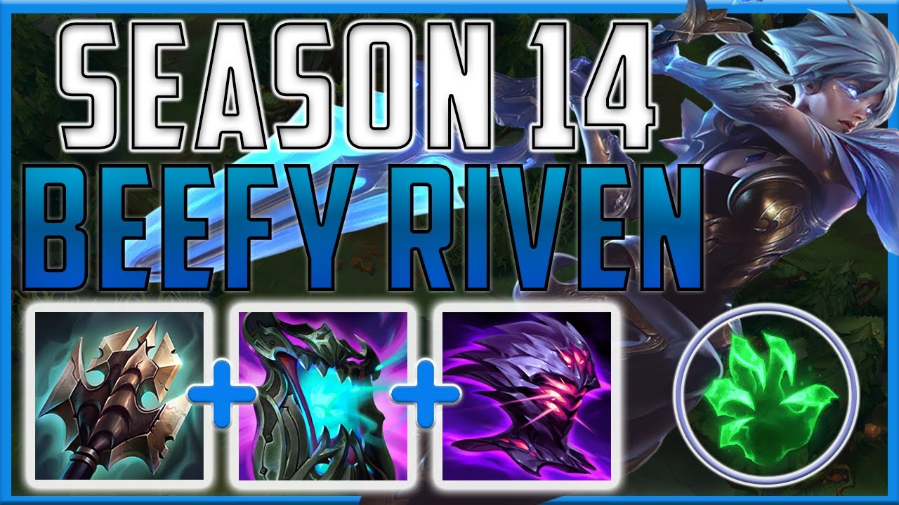 SEASON 14 RIVEN WITH THIS OFF-META TANKY BUILD IS SO HARD TO TAKE DOWN!! - Riven | Season 14 LoL