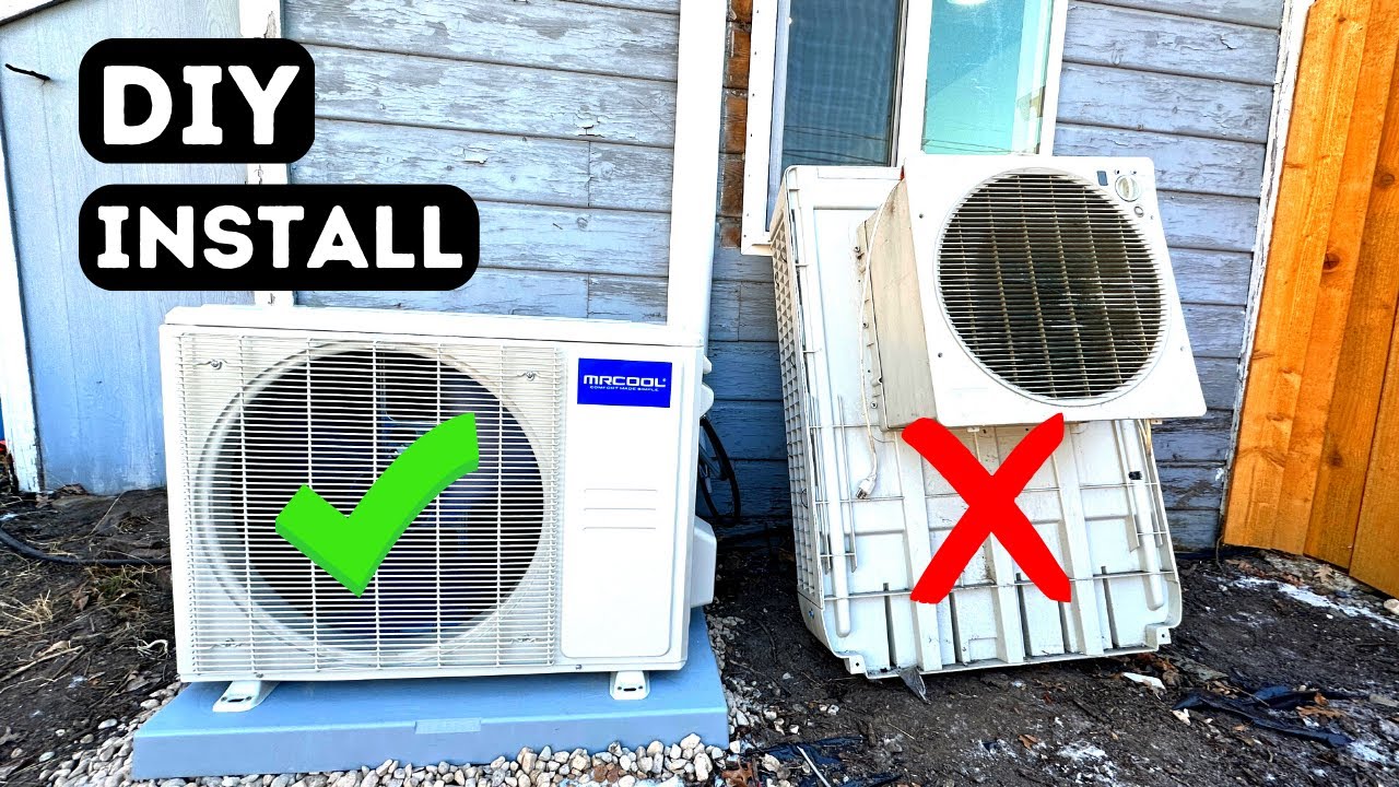 Как установить тепловой насос Mr. Cool Ductless Mini Split всего за 1 день! | DIY HVAC GUY