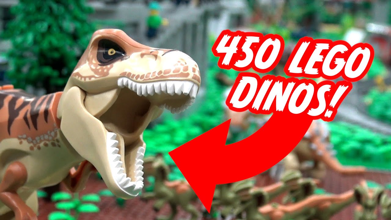 Огромный Парк Юрского периода LEGO, построенный 14 людьми!