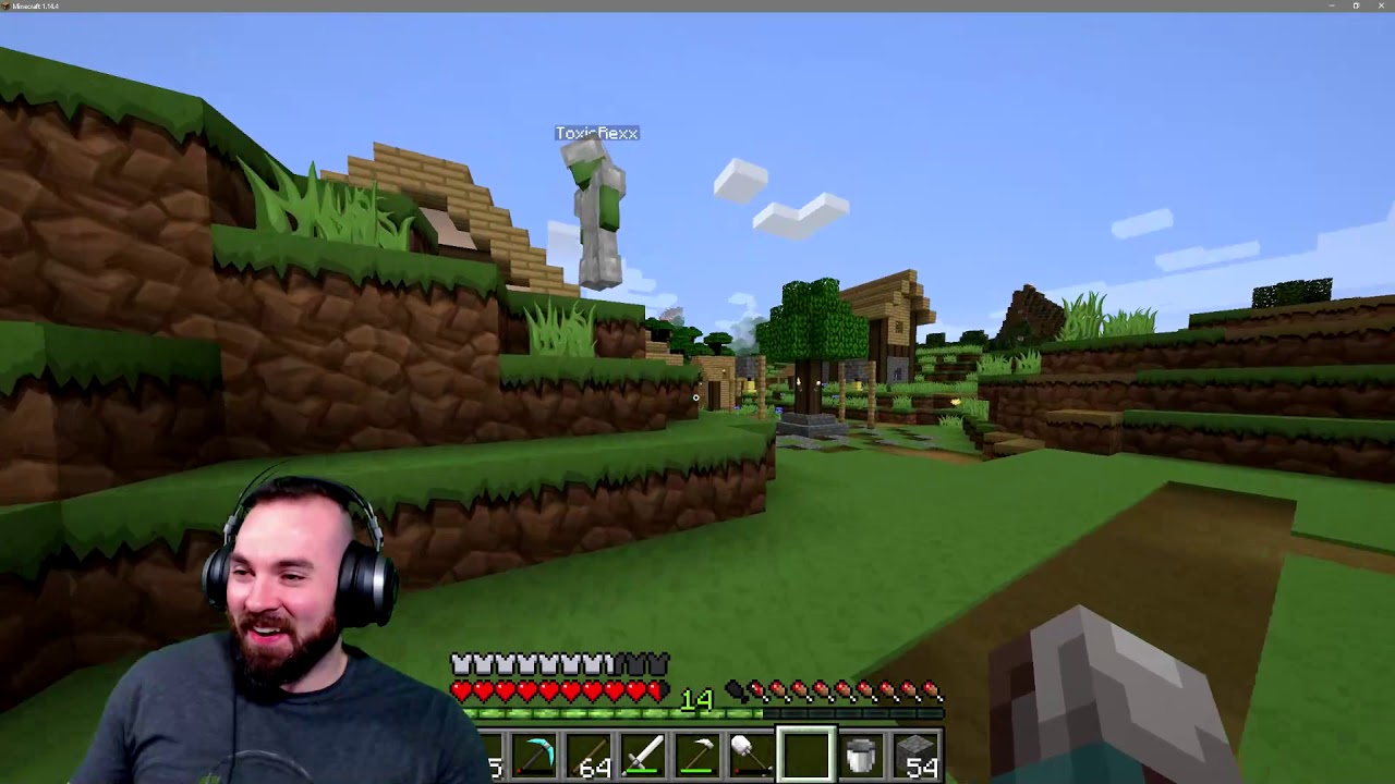 Minecraft 1.14 Adventures - Ruining Everything and Protecting the Village People!