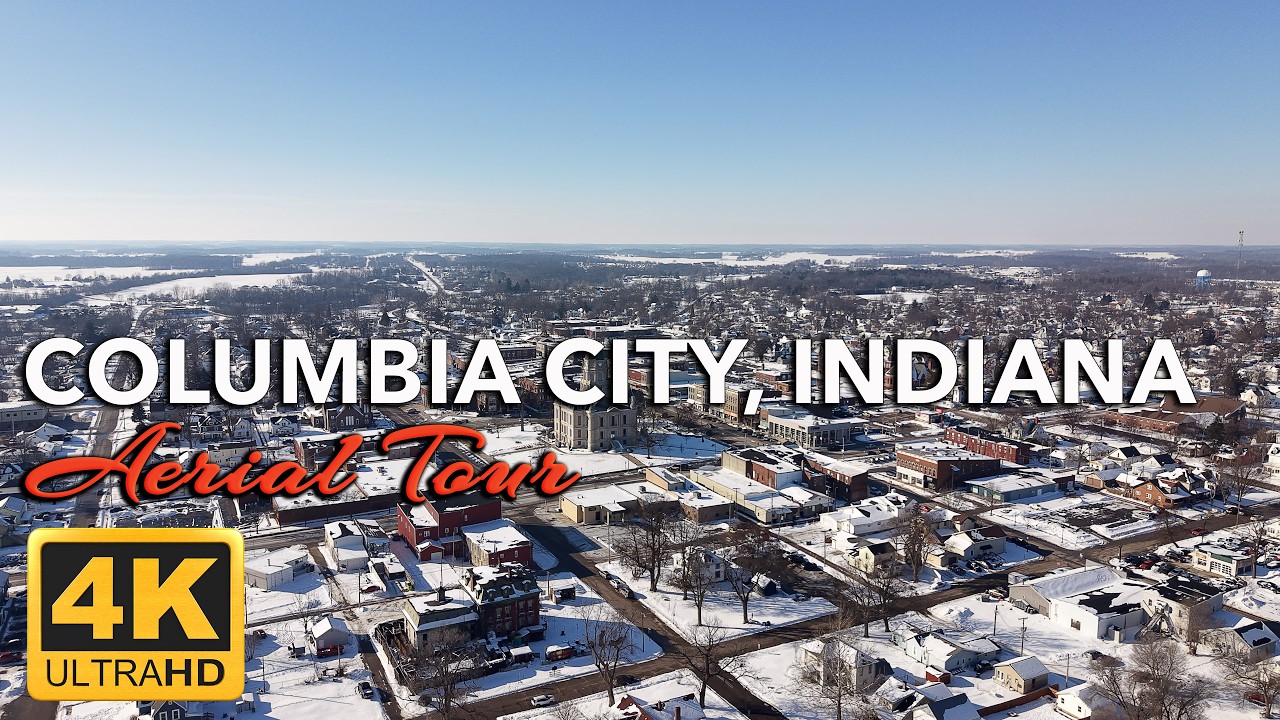 Columbia City, Indiana from Above | A Town Holding Together What Growth Left Behind