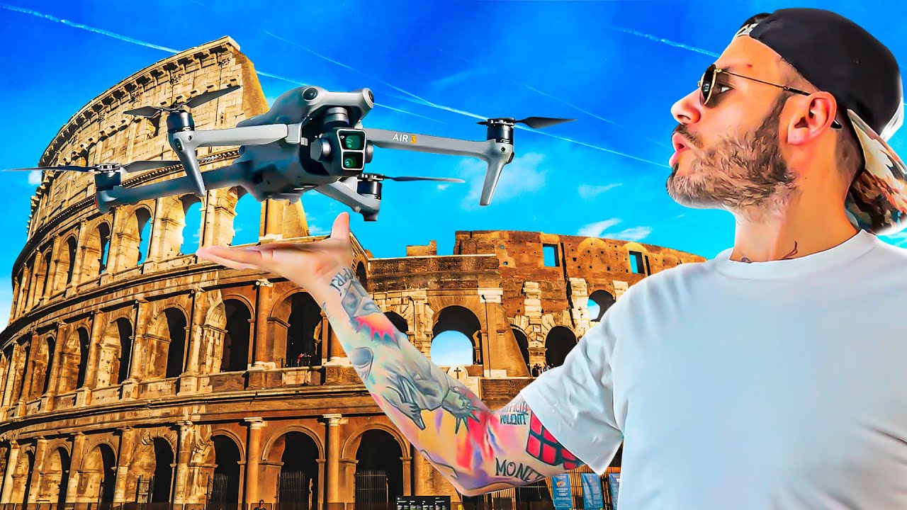 VOLO PER 48h a ROMA CON IL DRONE SENZA SOSTA: DJI AIR 3 Test e Recensione Completa vs Mini vs Mavic