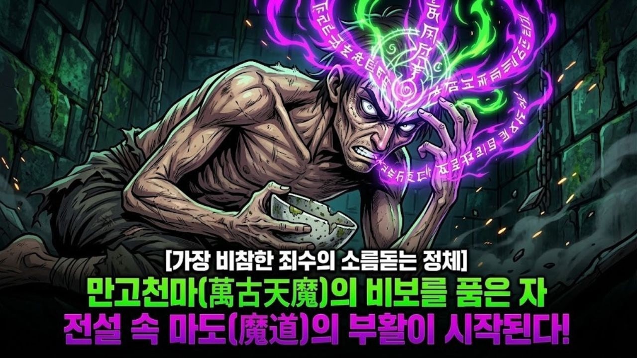 남은 밥만 먹던 야윈 죄수의 정체 만고천마 보물의 비밀 열쇠.