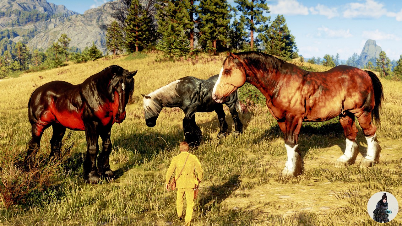 Arthur Morgan Spots 3 Ginormous Bretons… But One Escapes Near Citadel Rock 🐎🔥