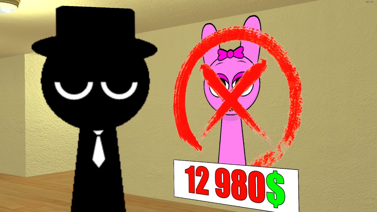 Sprunki Black wants me to kill Sprunki Pinki for Money!