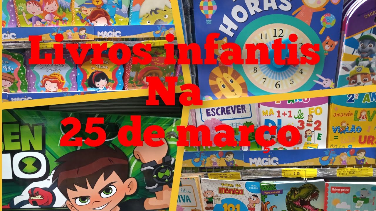 livros infantis na Armarinhos Fernando 25 de março 📚