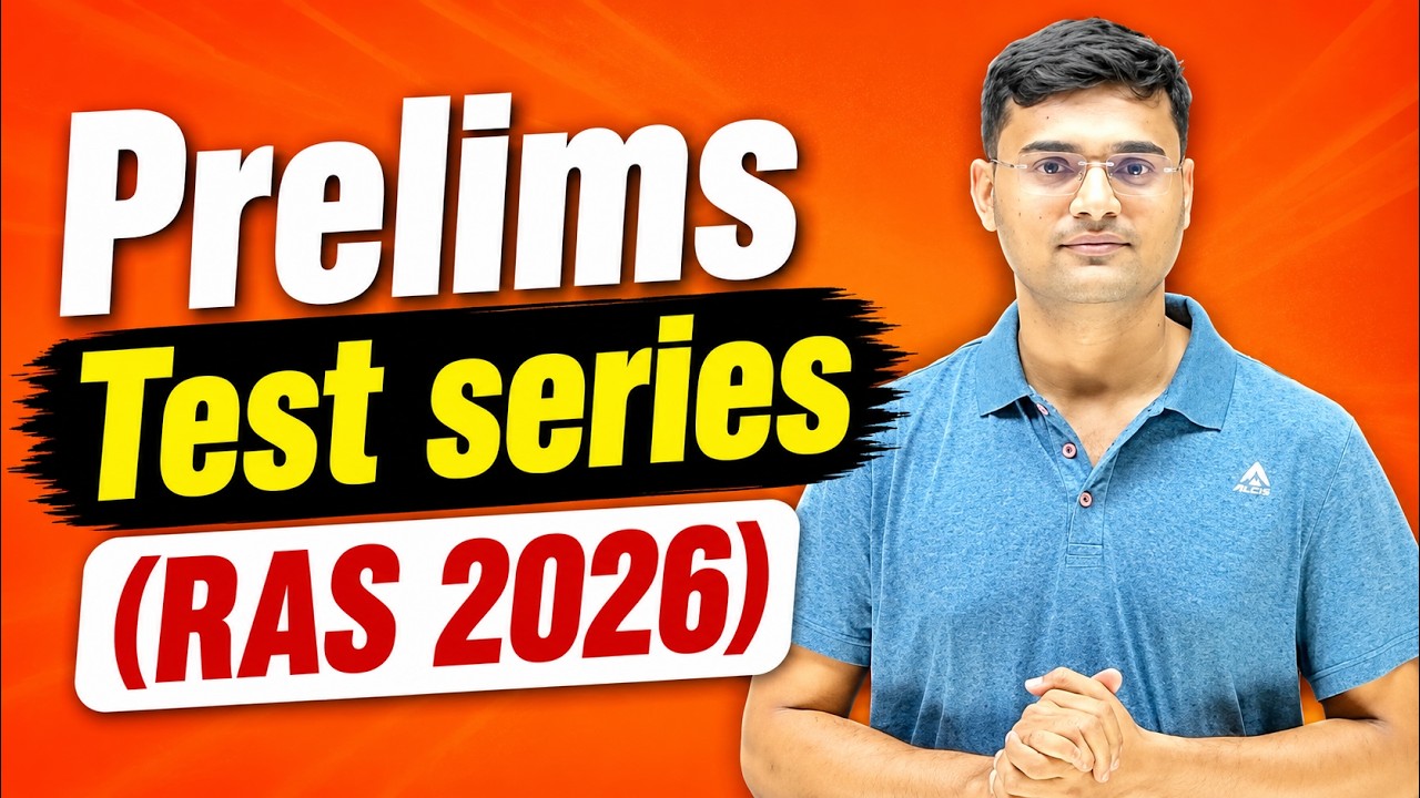 RAS 2026 Prelims Test series by Connect Civils