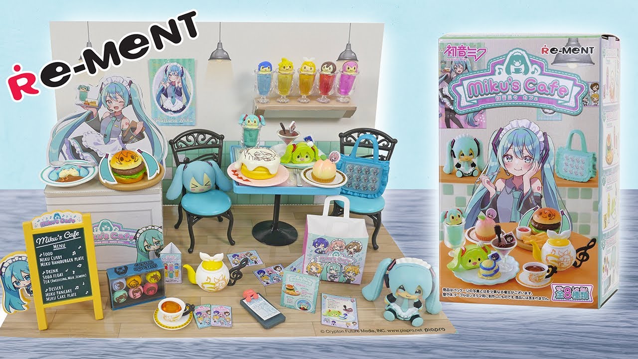 Hatsune Miku's Cafe Re-MeNT Blind Box FULL SET Unboxing