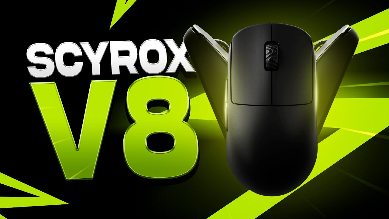 O MELHOR MOUSE PARA COMPRAR AGORA EM 2025!!! - UNBOXING E REVIEW SCYROX V8 ULTRA