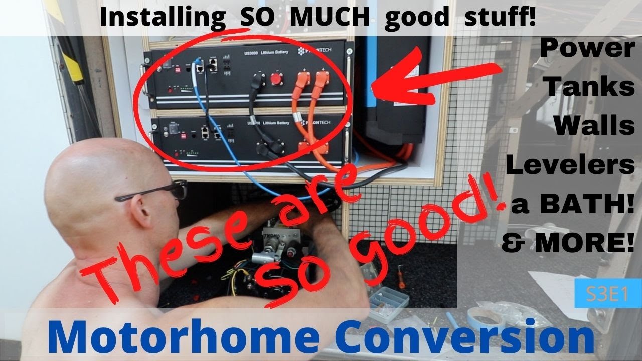 Bus Conversion Fully off grid power and water tank installations and MORE