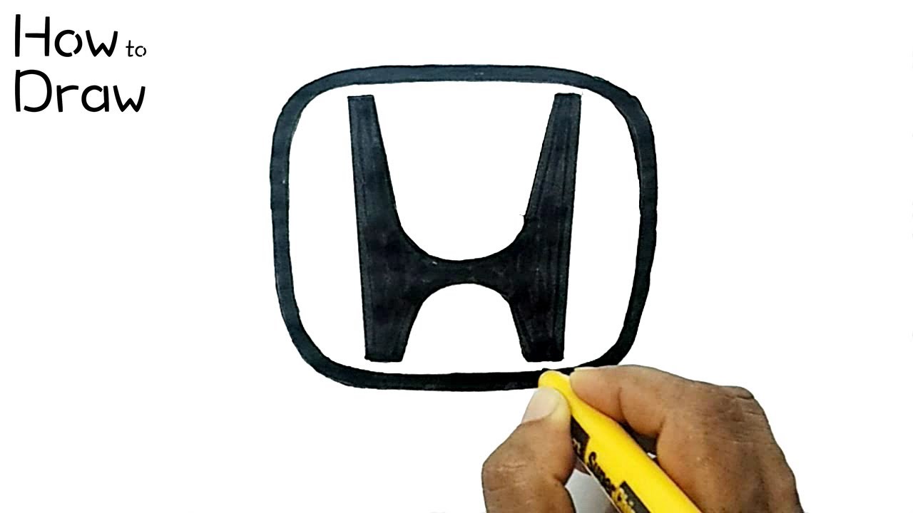 How to Draw the Honda Logo