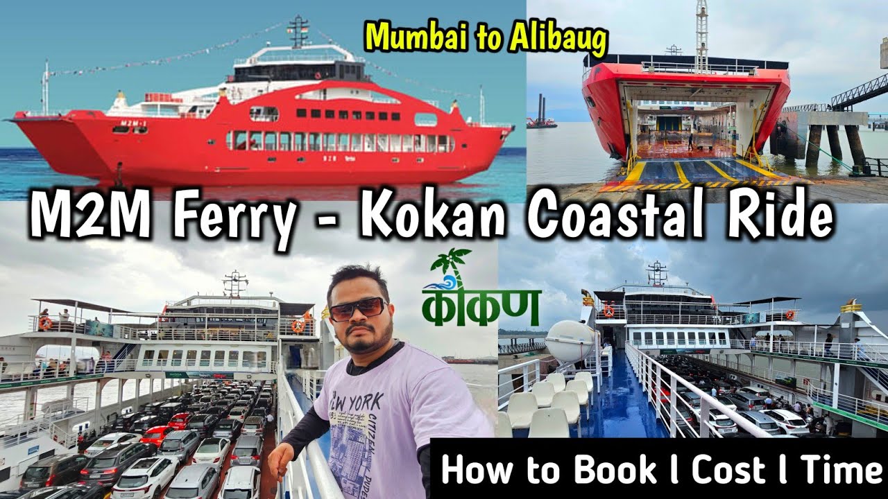 Kokan Coastal Ride - Ep 1 ❤️ M2M Ferry Boat Detailed Information l निघालो बोटीने कोकणात ❤️