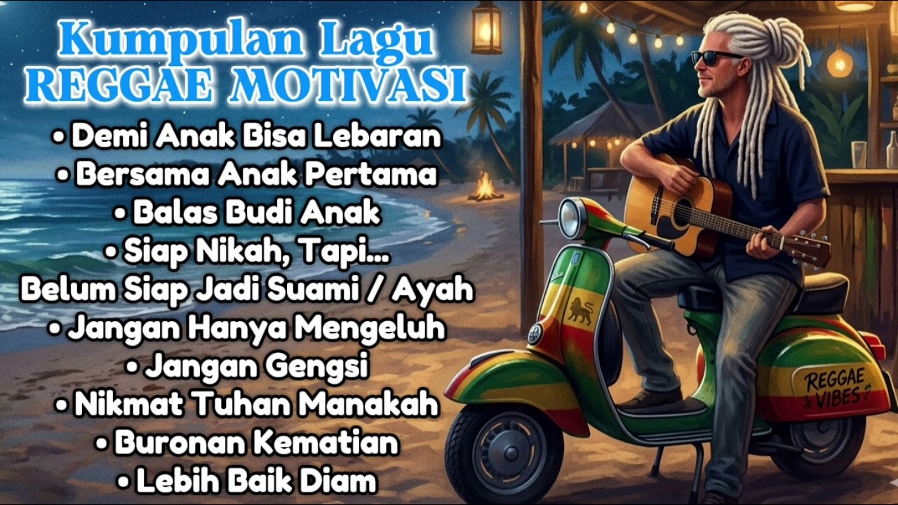 Kumpulan Lagu REGGAE MOTIVASI - Teman Kerja | Slow Reggae 🌴🌅🎸🎶🌊