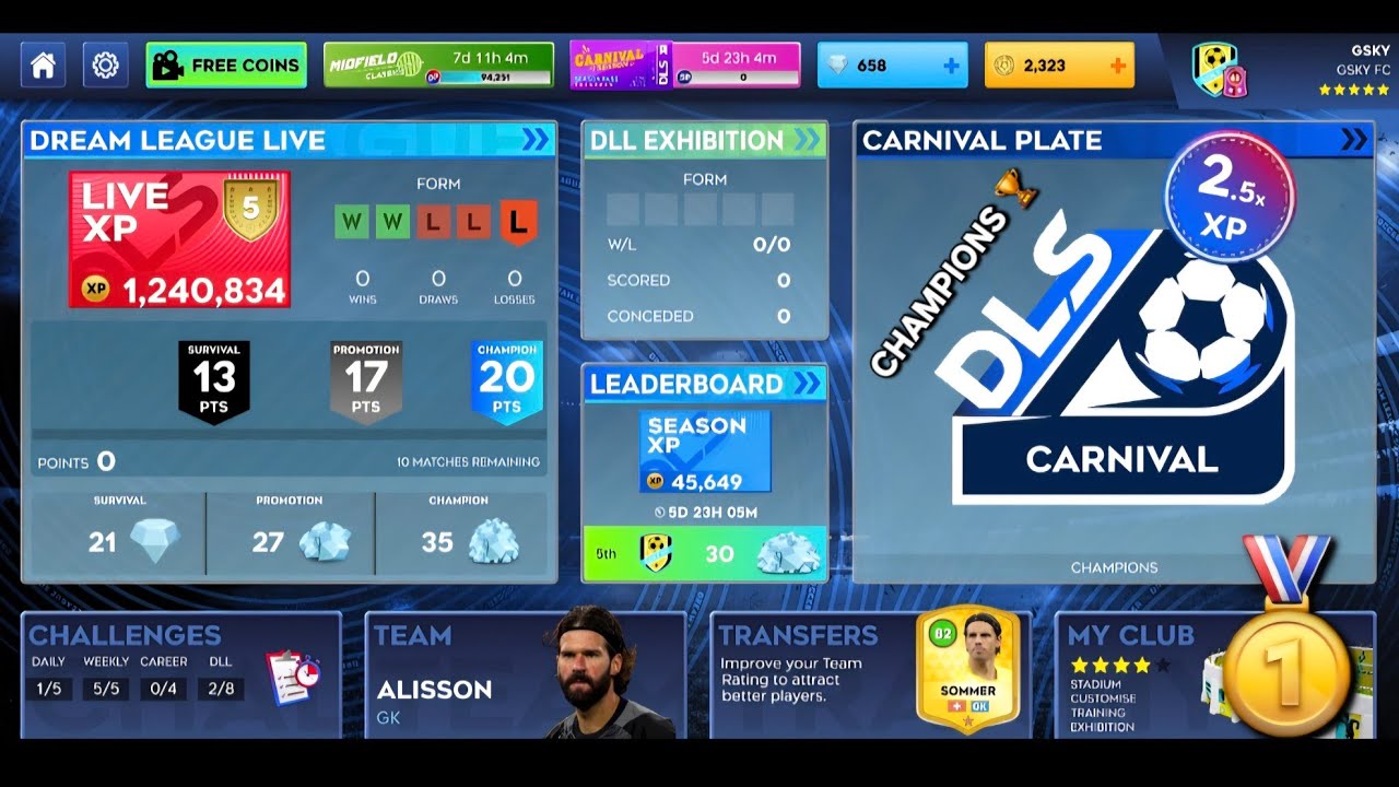 DLS 2026 | CARNIVAL PLATE PART 7(b) (4 Matches) 🏆 Champion Mode On