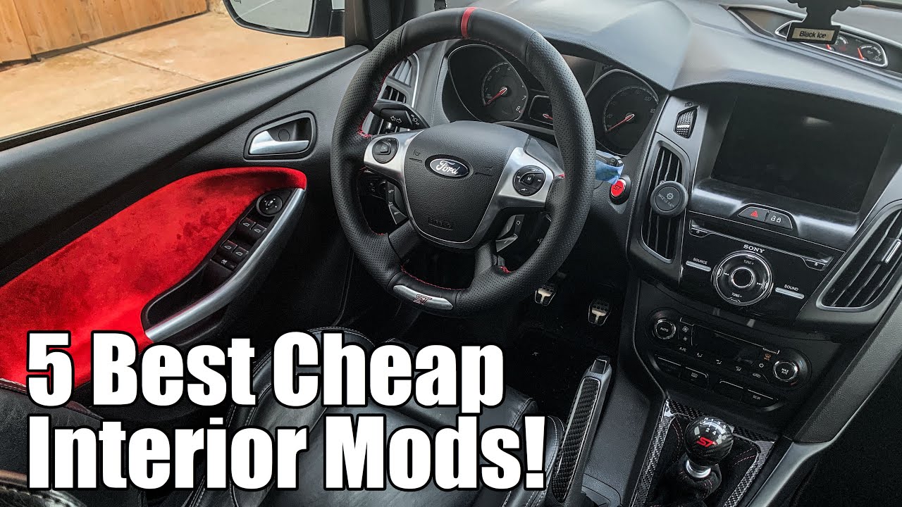Top 5 CHEAP Interior Car Mods!