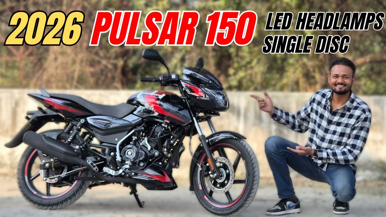 2026 Pulsar 150 SD with LED Headlamps & Indicators
