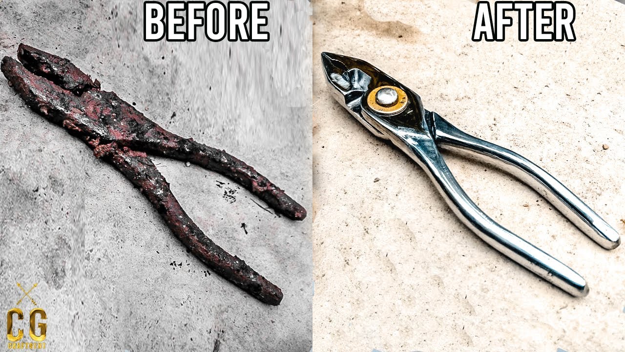 Rusty Old Pliers Perfect Restoration | Jammed Pliers Restoration | Rusty Restoration#trending