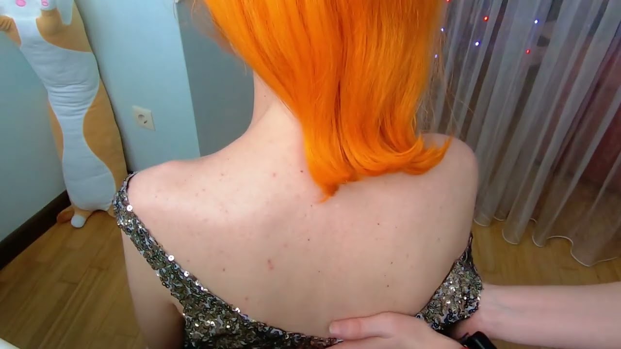 ASMR Back Stroking & Back Scratching 💆‍♀️✨ Relaxing Back Sounds #asmr #backstroking #backscratching