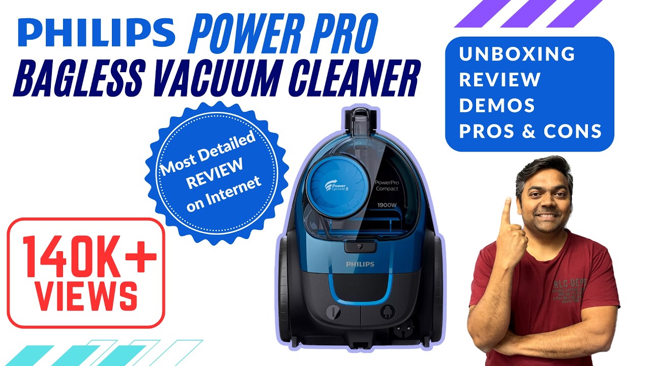 Philips PowerPro FC9352/01 | 1 YEAR REVIEW with DEMOS | Compact Bagless Vacuum Cleaner @Philips