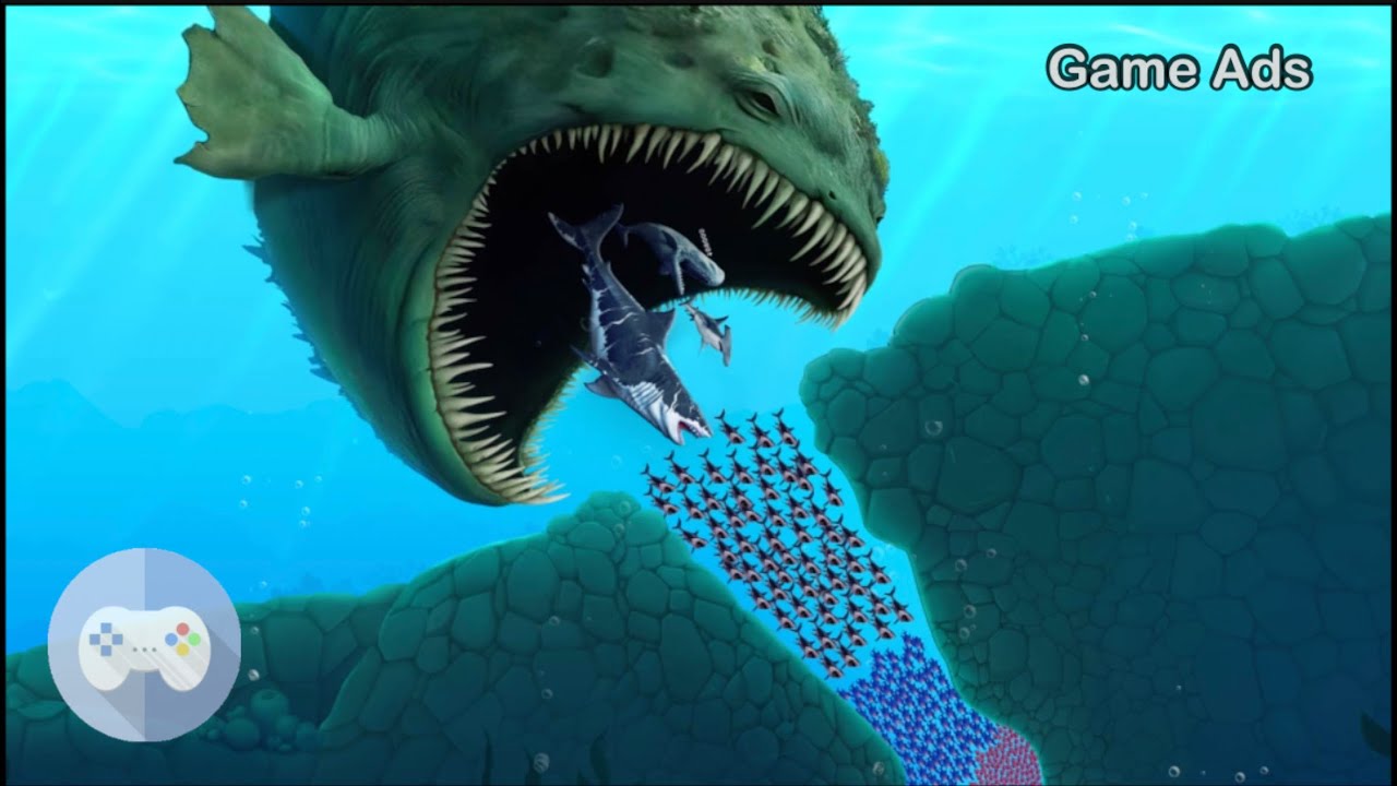 Fishdom Ads Mini Games Review Part 06 New Update Levels Small Fish vs Sea ​​Monster Trailer