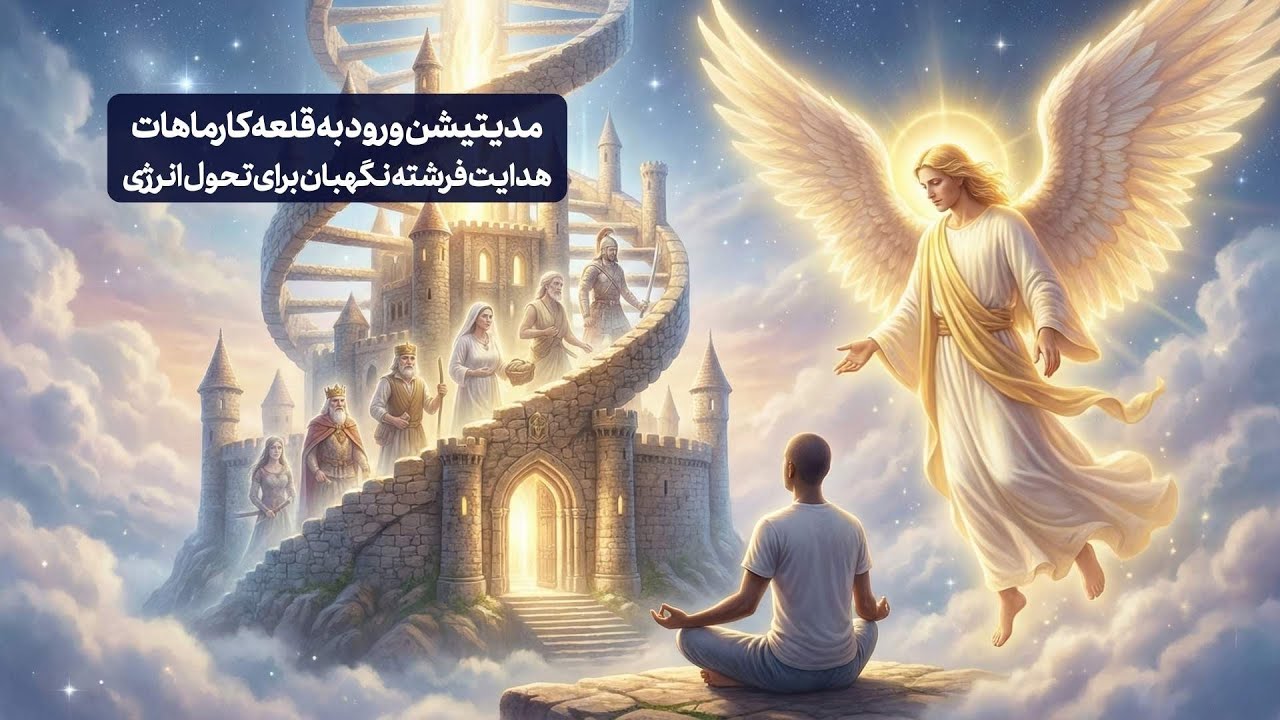 مدیتیشن ورود به قلعه کارمایی | هدایت فرشته نگهبان برای تحول انرژی