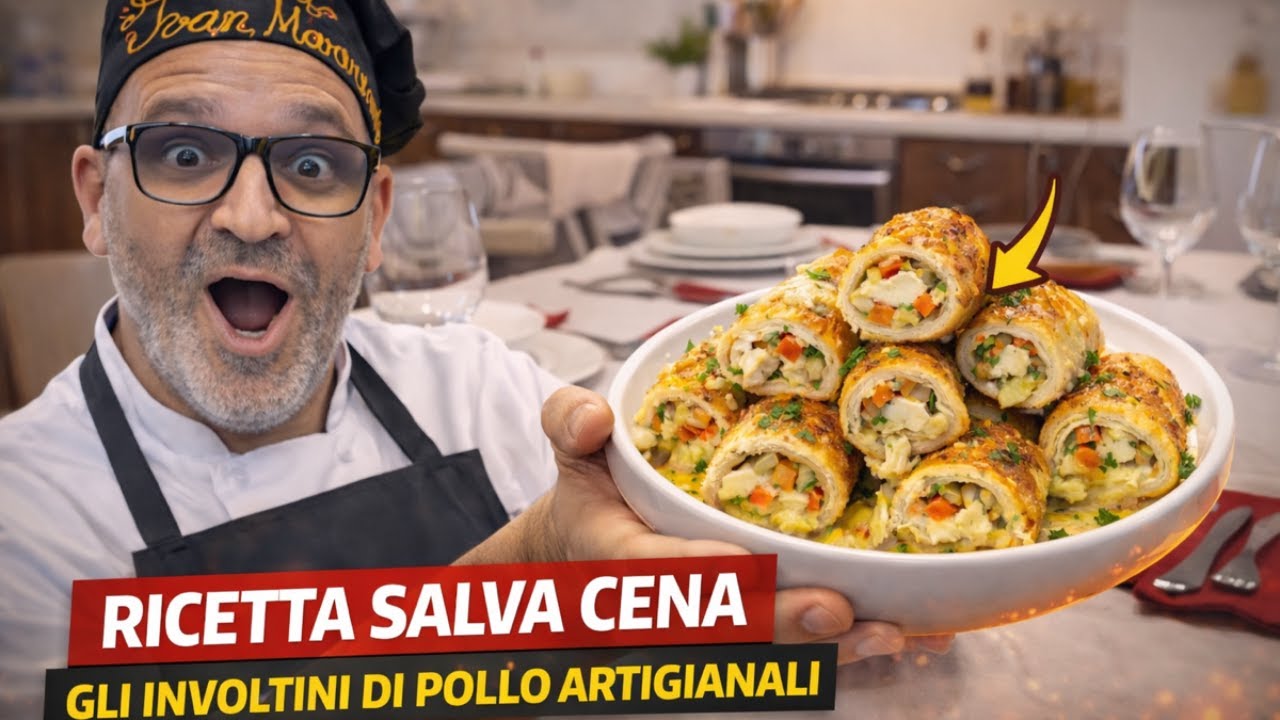 “Cena Pronta in 3 Minuti? Involtini di Pollo Saporiti e Veloci ⏱️”