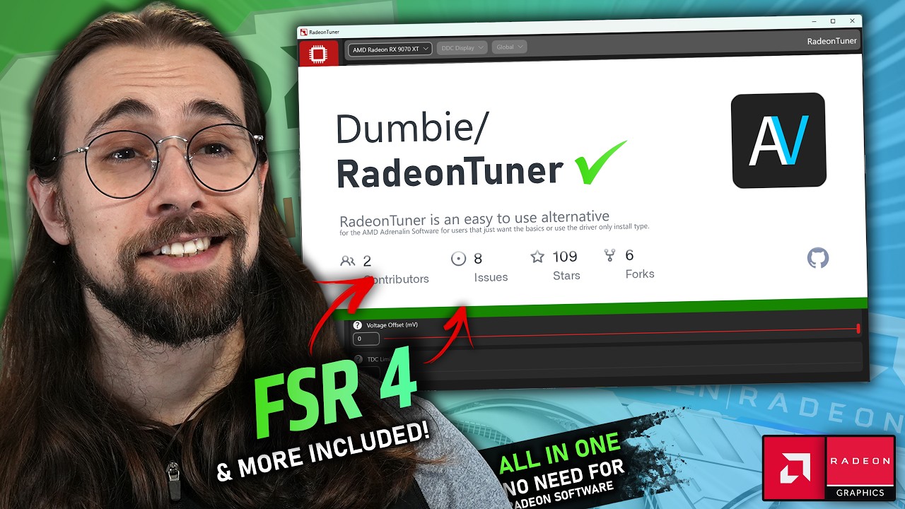 Radeon Tuner is HERE!! AMD Adrenalin settings like FSR4 Injection, Overclocking & more!